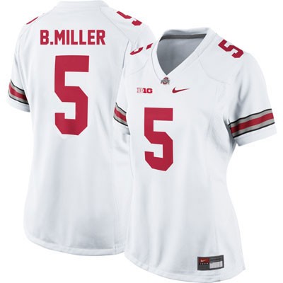 Ohio State Buckeyes Youth Braxton Miller #5 White Authentic Nike College NCAA Stitched Football Jersey PL19E66ST